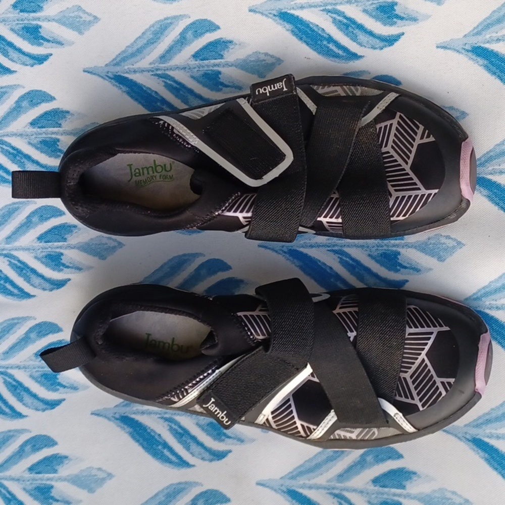 **LIKE NEW** Oklahoma Vegan Jambu Shoes with Velcro Closure